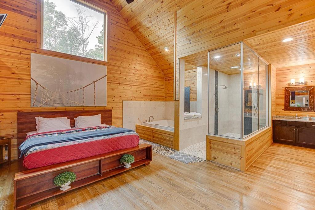 Perfect Couples Cabin W 2 Person Spa Bath Cornelia Dış mekan fotoğraf